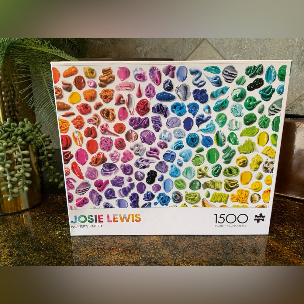 Painter's Palette 1500-Piece Puzzle - Multicolor